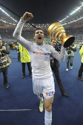 Finale Coupe de la Ligue - Olympique Marseille - 23.04.2011 - Marseille - Andre Pierre Gignac - JBAutissier -  o0 Pokal, Trophäe, Objekte