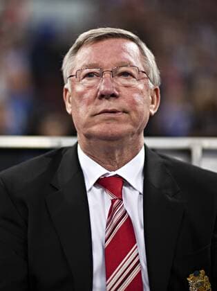 Gelsenkirchen, 26.04.2011, Veltins Arena, Fußball Trainer Sir Alex Ferguson (Manchester) FC Schalke 04 - Manchester United