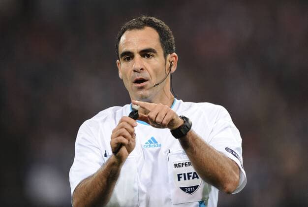 26-04-2011, Fussball, Saison 2010-2011, UEFA Champions League, Halbfinale, FC SCHALKE 04 - MANCHESTER UNITED 0-2 Schiedsrichter Carlos Velasco Carballo (ESP) ManU EC 1