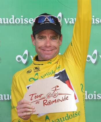 Schweiz, Genf 01.05.2011: Radsport 65. Tour de Romandie 5. Etappe Champagne - Geneve, EVANS Cadel (Aus) BMC Racing Team (USA) Sieger der Tour de Romandie