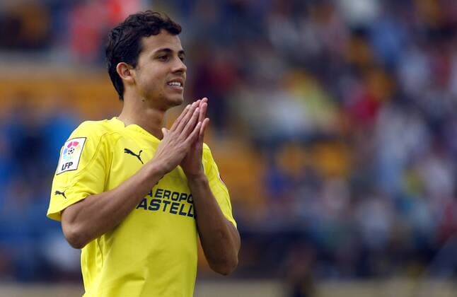 Villarreal CF (gelb) vs. Getafe CF (blau) --- NILMAR  o0 Enttäuschung