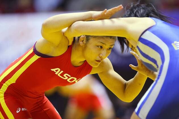 Kaori Icho, April 30, 2011 - Wrestling : All Japan Invitational Wrestling Championship, Women s Free Style -63kg at Yoyogi 2nd Gymnasium, Tokyo, Japan.  ( jyfa067640)