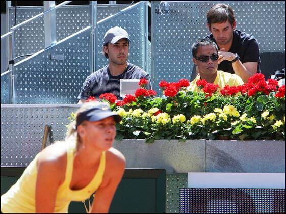 Sasha Vujacic (Slowenien, L), Verlobter von Maria Sharapova (RUS) - PhotoNews -  o0 WTA Tour
