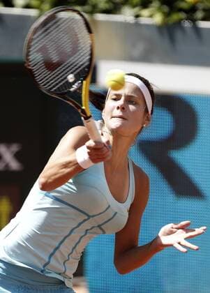Julia Goerges during Madrid Open Tennis tournament Match. May 05, 2011.  (201105050402)