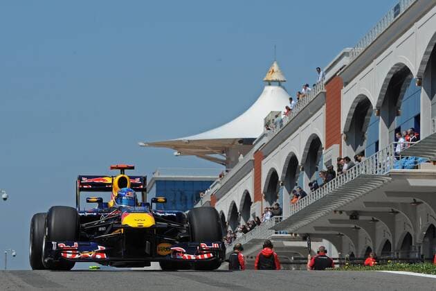 Formule 1 : Grand Prix de Turquie -Essais -07.05.2011 Photo : Gilles Levent PanoramiC SEBASTIAN VETTEL (GER) - RED BULL RENAULT RB7 - ACTION GillesLevent Panoramic 