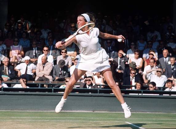 Margaret Court (Australia) Wimbledon All England Tennis Championships 1969. 
