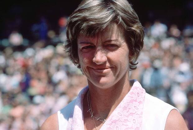 Margaret Court (Australia) Wimbledon All England Tennis Championships 1975. 