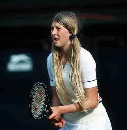 Andrea Jaeger (USA) WIMBLEDON (All England Championships) TENNIS CHAMPIONSHIPS 1980. 