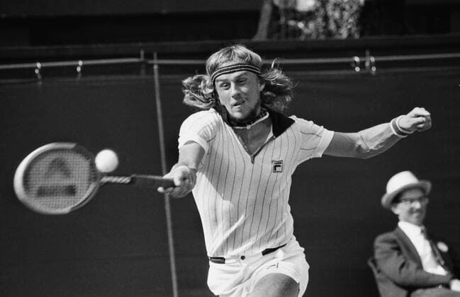 Tennis - Wimbledon All England Tennis Championships 1976 Björn Borg (Sweden). 