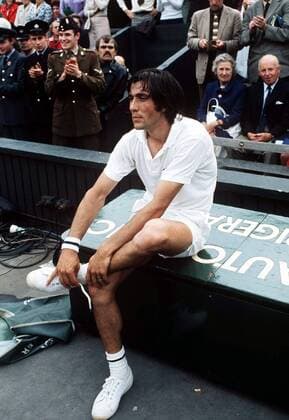 TENNIS - ILIE NASTASE (ROMANIA) WIMBLEDON (All England Championships) CHAMPIONSHIPS, 1972. 