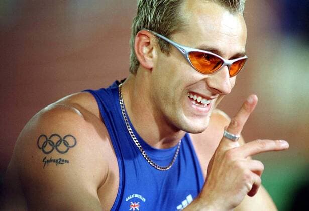 Chris Rawlinson (GBR) 400m Hurdles Heats. Athletics, Sydney Olympics, 24 09 2000.  o0 Leichtathletik Hürden