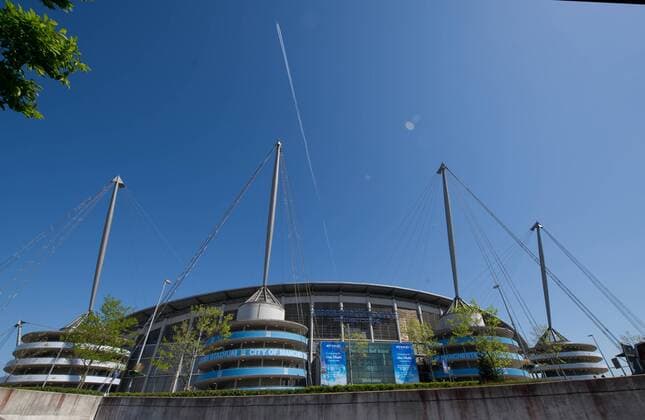 City of Manchester Stadium, home of Manchester City, 1st May, 2011 EDITORIAL USE ONLY. No use with unauthorised audio, video, data, fixture lists, club league logos or live services. Online in-match use limited to 120 images, no video emulation. No use in betting, games or single club league player publications.