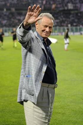 US Palermo (rosa) - AC Mailand (weiß), Präsident Maurizio Zamparini (US Palermo)  o0 Funktionär