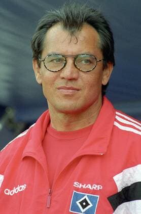 Co Trainer Felix Magath (Hamburger SV) - Aus Freundschaftsspiel SV Bockenem (am Harz) gegen den HSV Hamburg am 10.07.1993 1994 1. BL o00 Brille Mode