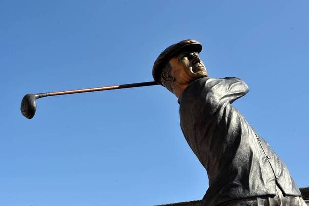 May 16, 2011 - Fort Worth, TX, USA - Ben Hogan statue during the practice round of the Crowne Plaza Invitational at Colonial played at Colonial Country Club in Fort Worth, TX. PGA Golf Herren 2011 - May17 - Crowne Plaza Invitational at Colonial - Practice Round - ZUMAx65
