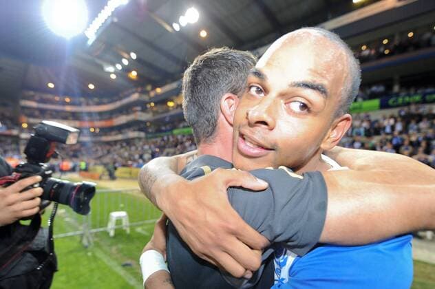 17.05.2011, Genk - Jupiler League 2010 2011 - Play Off Playoff - KRC Genk - Belgiens Meister 2011 --- MARVIN OGUNJIMI --- 