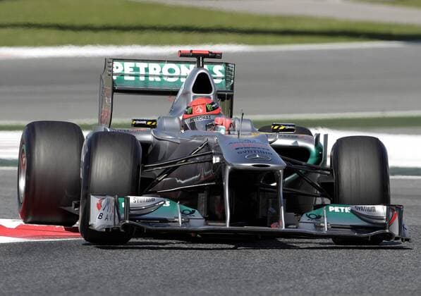 FORMEL 1 - GP von Spanien BARCELONA, SPANIEN, 20.MAI.11 - MOTORSPORT, FORMEL 1 - Grand Prix von Spanien, freies Training. Bild zeigt Michael Schumacher (GER Mercedes GP). 