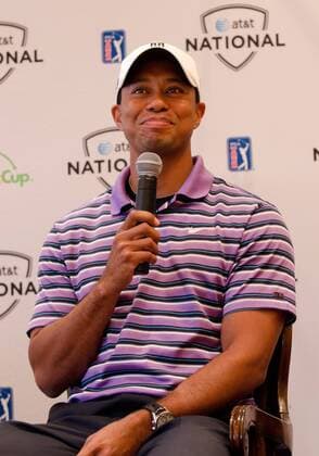 May 24, 2011 - Newtown Square, PA - TIGER WOODS at a press conference for the AT&T National golf Tournament. The press conference was held at the Aronimink Golf Club in Newtown Square PA, home of Tiger Woods AT&T National Tournament. Tiger Woods AT&T National Press Conference - ZUMArf1