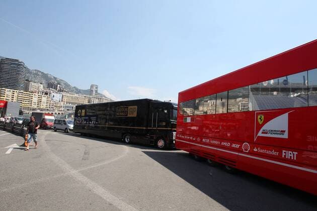 formula 1 GP, Monaco 25.05.11, Impressionen, o0 LKW Teamtruck Objekte