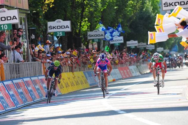 2011, Giro d Italia, tappa 17 Feltre - Tirano, Lampre - Isd 2011, Movistar 2011, Farnese Vini - Neri Sottoli 2011, Ulissi Diego, Lastras Pablo, Visconti Giovanni, Tirano 
