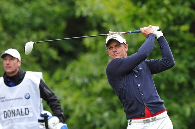 26.05.2011 Luke Donald (ENGLAND) in action during Round 1 of the BMW PGA Golf Herren Golf Championship from Wentworth. xKevinxBatchelorx  ActionPlus11174404 Content restricted for UK based newspaper