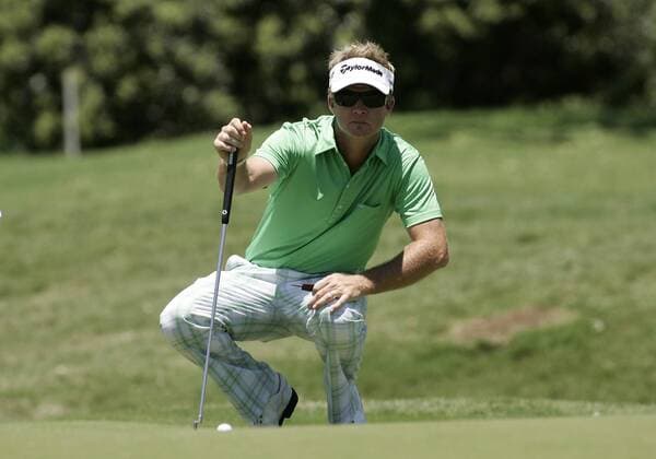 26 MAY 2011: Brian Gay during the first round of the HP Byron Nelson Championship played at TPC Las Colinas Four Season Resort in Irving, TX. PGA Golf Herren MAY 26 HP Byron Nelson Championship - First Round Icon1105261444 EDITORIAL USE ONLY