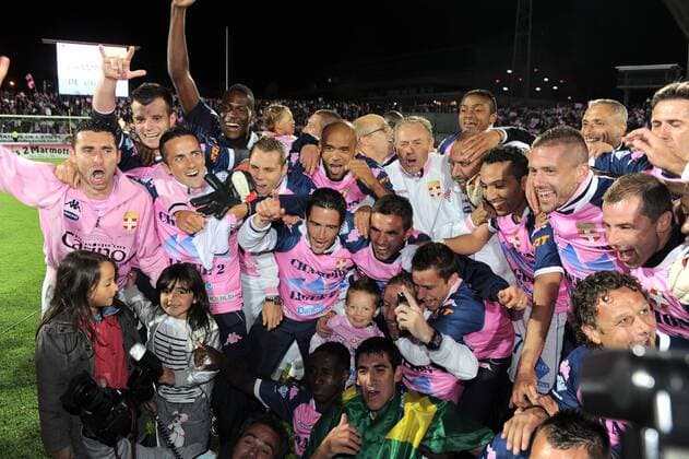 Evian TG Thonon Gaillard feiert den Aufstieg - Ligue 2 - 27.052011 - ArezkiHACID 