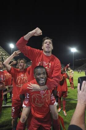 Dijon FCO feiert den Aufstieg - 27.05.2011 - Ligue 2 - JBAutissier 