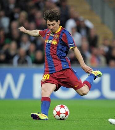 FUSSBALL CHAMPIONSLEAGUE FINALE SAISON 2010 2011 28.05.2011 FC Barcelona - Manchester United FC TOR zum 2:1 Lionel Messi (Barca) 