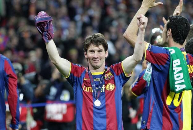 London 28 5 2011 Wembley, Champions League 2010 2011 Finale Barcelona vs Manchester United - Lionel Messi PaoloxNucci