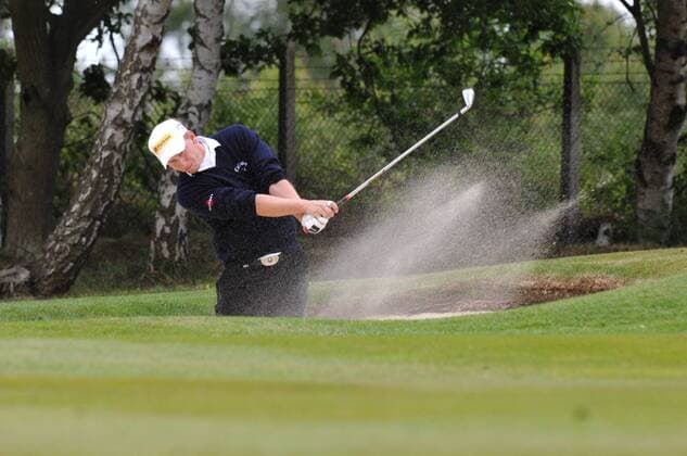28.05.2011 Wentworth, Surrey, England. Marcel Siem (GER) in bunker action during Round 3 of the BMW PGA Golf Herren Golf Championship from Wentworth. xKevinxBatchelorx  ActionPlus11175608 Content restricted for UK based newspaper