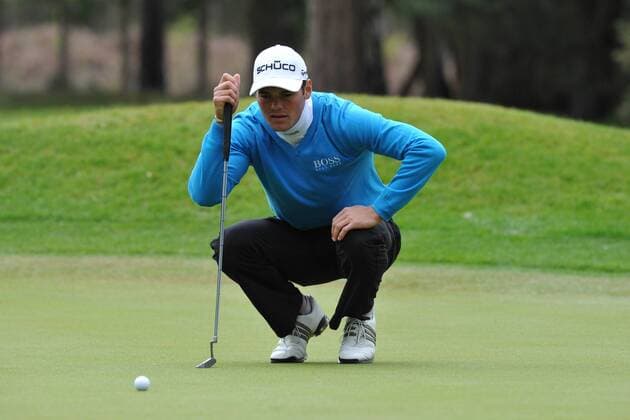 28.05.2011 Wentworth, Surrey, England. Martin kaymer (GER) lining upo a putt during Round 3 of the BMW PGA Golf Herren Golf Championship from Wentworth. xKevinxBatchelorx  ActionPlus11175613 Content restricted for UK based newspaper