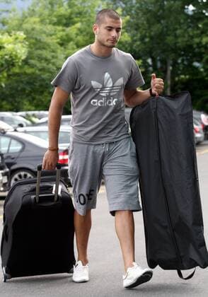 30.05.2011 Feusisberg , Zusammenkunft der Schweizer Fussball Nationalmannschaft Im Bild : Eren Derdiyok (Schweiz) 