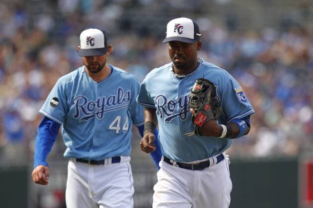 May 30, 2011: Wilson Betemit 24 of Kansas City in action during the MLB Baseball Herren USA game between the Los Angeles Angels and the Kansas City Royals at Kauffman Stadium in Kansas City MO MLB Baseball Herren USA 2011: Angels vs Royals MAY 30 - ZUMAc04