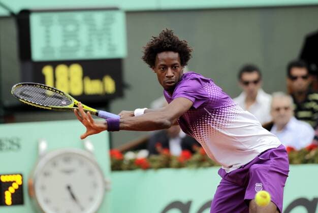 Roland Garros 2011 Day10 31.05.2011 Geal Monfils FRA.