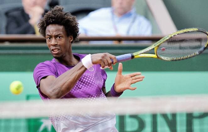 TENNIS - ATP, French Open 2011 PARIS,FRANKREICH,31.MAI.11 - TENNIS - ATP Tennis Herren World Tour, Grand Slam, Roland Garros, French Open. Bild zeigt Gael Monfils (FRA). 