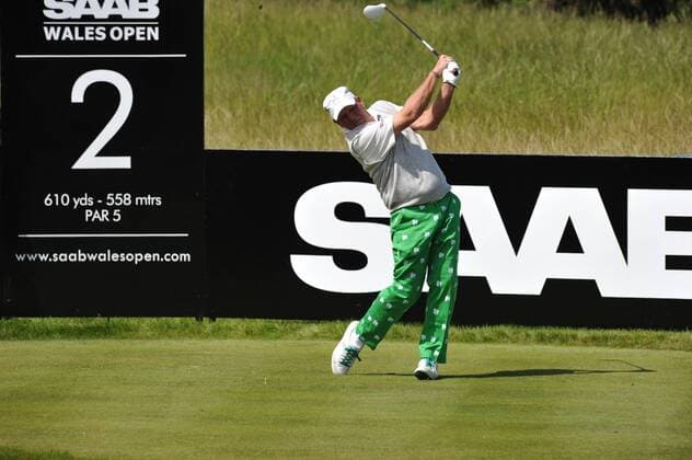 02.06.2011 John Daly (USA) in action during round 1 of the Saab Wales Open Golf Championship from Celtic Manor on the Twenty Ten Course in Newport Gwent Wales. xKevinxBatchelorx  ActionPlus11177786 Content restricted for UK based newspaper