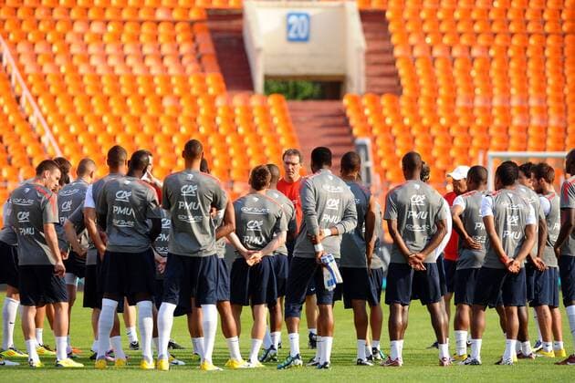 Football : Conference de presse - Entrainement - Equipe de France - Laurent BLANC - xEDFxAnthonyBibardxFEPx 