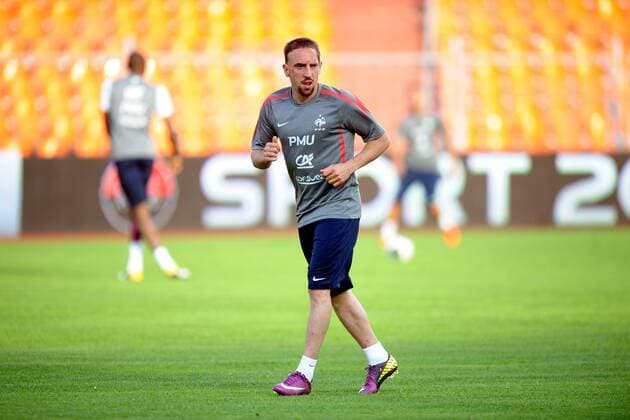 Training - Equipe de France - Franck RIBERY - - xEDFxAnthonyBibardxFEPx 