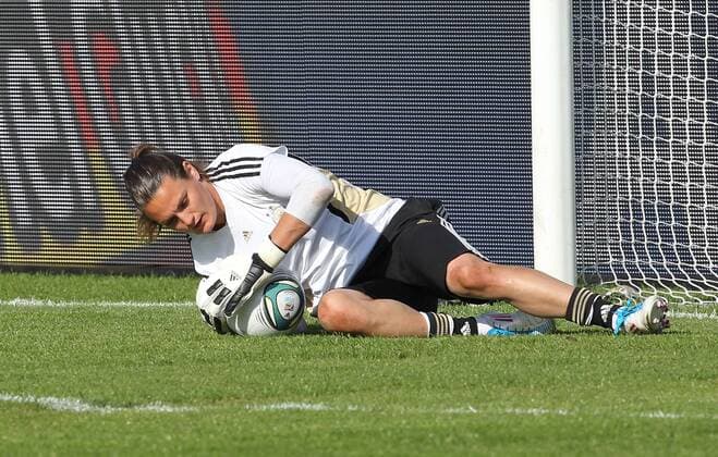 Nadine Angerer (Deutschland) Abschlusstraining Deutsche Frauenfussballnationalmannschaft