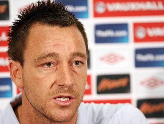 Englands John Terry during his press conference Training - England 3rd June, 2011 EDITORIAL USE ONLY. No use with unauthorised audio, video, data, fixture lists, club league logos or live services. Online in-match use limited to 120 images, no video emulation. No use in betting, games or single club league player publications.