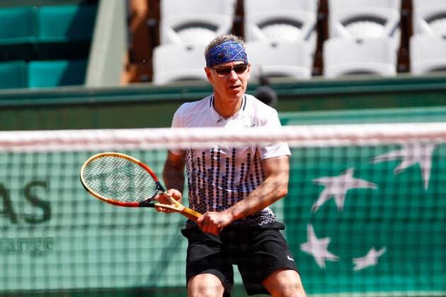 June 3, 2011 - Paris, France - 03 06 11 - Paris France - JOHN MCENROE (USA) playing in the LEGEND Trophy at the 2011 Roland Garros tournament in Paris. Tennis 2011 - Grand Slam Roland Garros - Legend Trophy - day 14 - ZUMAx34