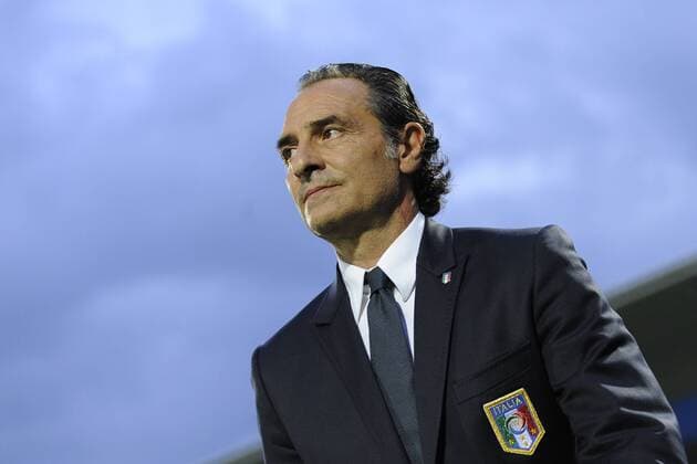 EM Qualifikation in Modena, Italien vs. Estland --- Cesare Prandelli 