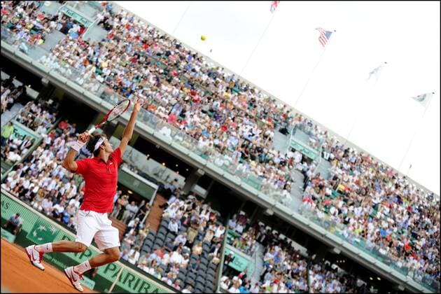 Roger Federer (Sui) Tennis: Internationaux de Roland Garros - 03.06.2011 - 1 2 finale homme JBAutissier PanoramiC 