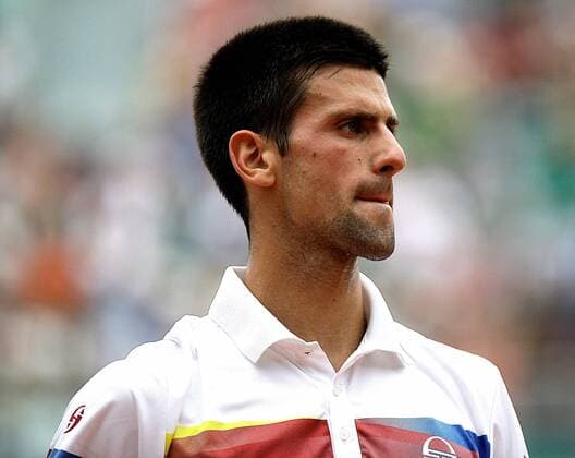 03.06.2011 Paris, France, Novak Djokovic in action in the semifinal of the French Open at Roland Garros. xMichaelxCullenx  ActionPlus11178404 Content restricted for UK based newspaper