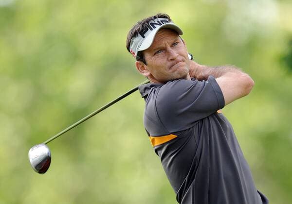 3 June 2011: Mark WIlson tees off the 5th during the Memorial Golf Tournament second round of play at Muirfield Village Golf Course in Dublin, OH. PGA Golf Herren JUN 03 Memorial - Second Round Icon154110603010 EDITORIAL USE ONLY