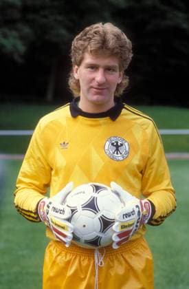Präsentation des Kaders der BR Deutschland für die Europameisterschaft 1988 - Torwart Eike Immel (BRD)