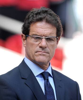 FUSSBALL INTERNATIONAL EM 2012-Qualifikation Gruppe A 04.06.2011 England - Schweiz Trainer Fabio CAPELLO (England) 