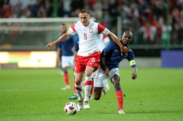Länderspiel - Polen - Frankreich in Warschau - Dariusz DUDKA - Eric ABIDAL - Länderspiel - Polen - Frankreich - AnthonyBibard - 