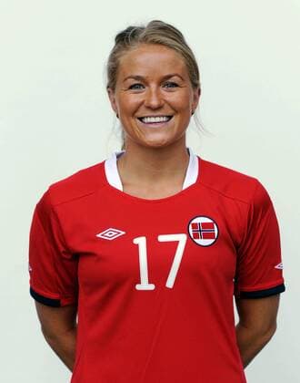 Football 10.06.2011, Porträttermin Nationalteam Norwegen: Lene Mykjaland 